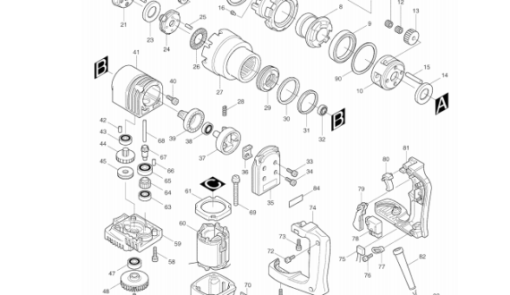 makita 6922nb parts diagram