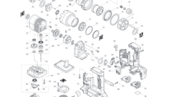 Makita XTW01 Parts Diagram