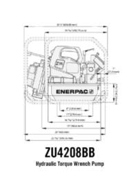 Image of a ZU4208BB Hydraulic Torque Wrench Pump