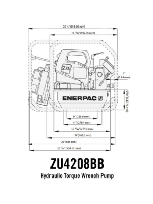 Image of a ZU4208BB Hydraulic Torque Wrench Pump