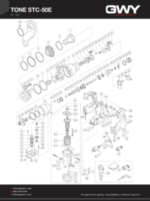 Blueprint of a TONE STC - 50E