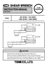 Shear Wrench Instruction Manual