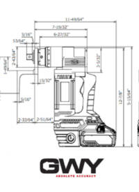 Blueprint of a CNR-50 Torque Wrench