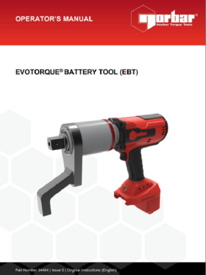 evotorque battery tool operator's manual